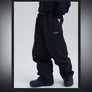 Nobaday Vintage Wide Leg Snow Pants Snowboarding